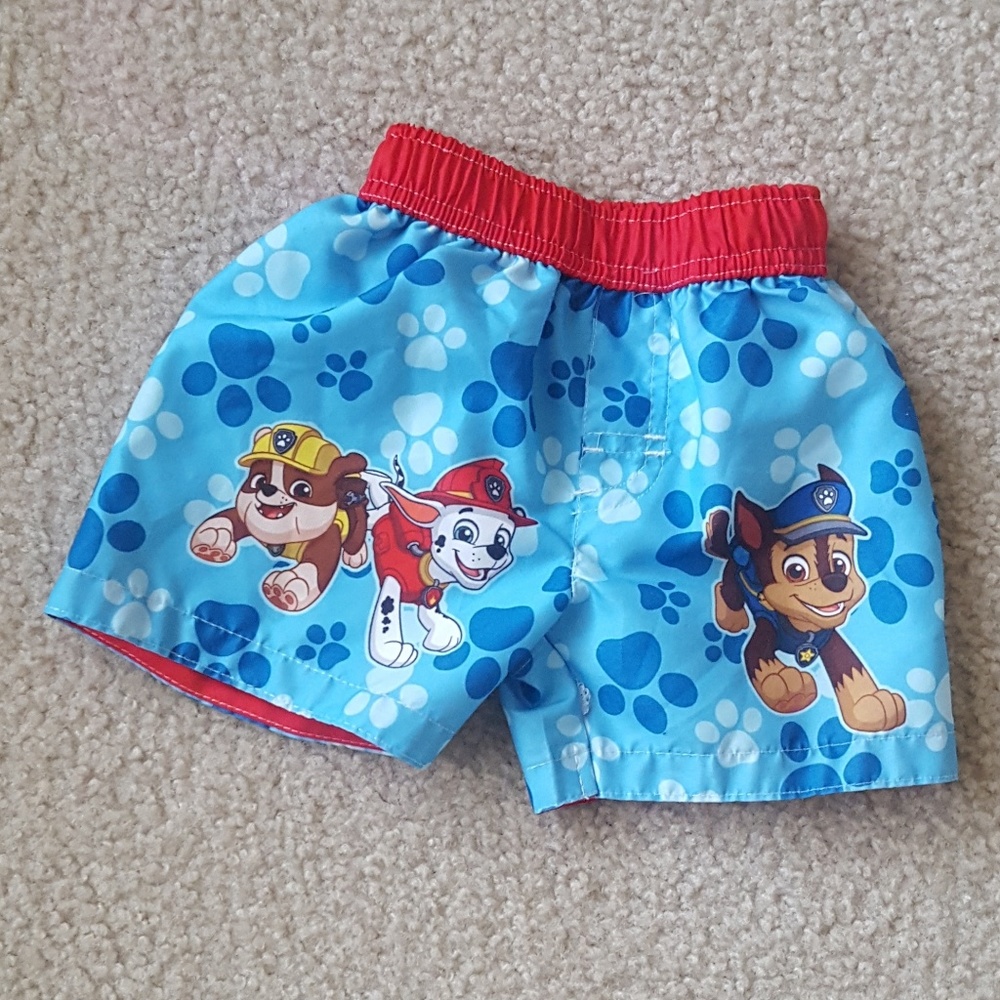 Paw Patrol swimming trunks (infant 6-9 mo)